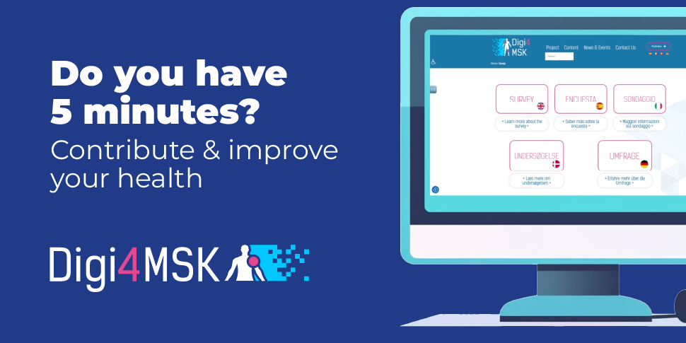 Do you have 5 minutes? Contribute and improve your health
